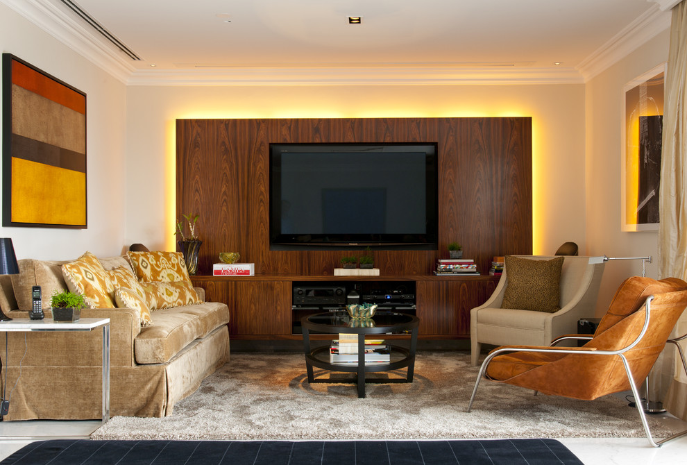 Contemporary home theatre in Other.