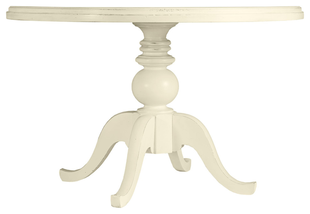 COASTAL LIVING COTTAGE PEDESTAL DINING TABLE WITH ROUND TOP