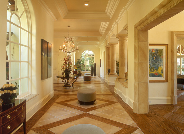 Custom Home moderne-couloir