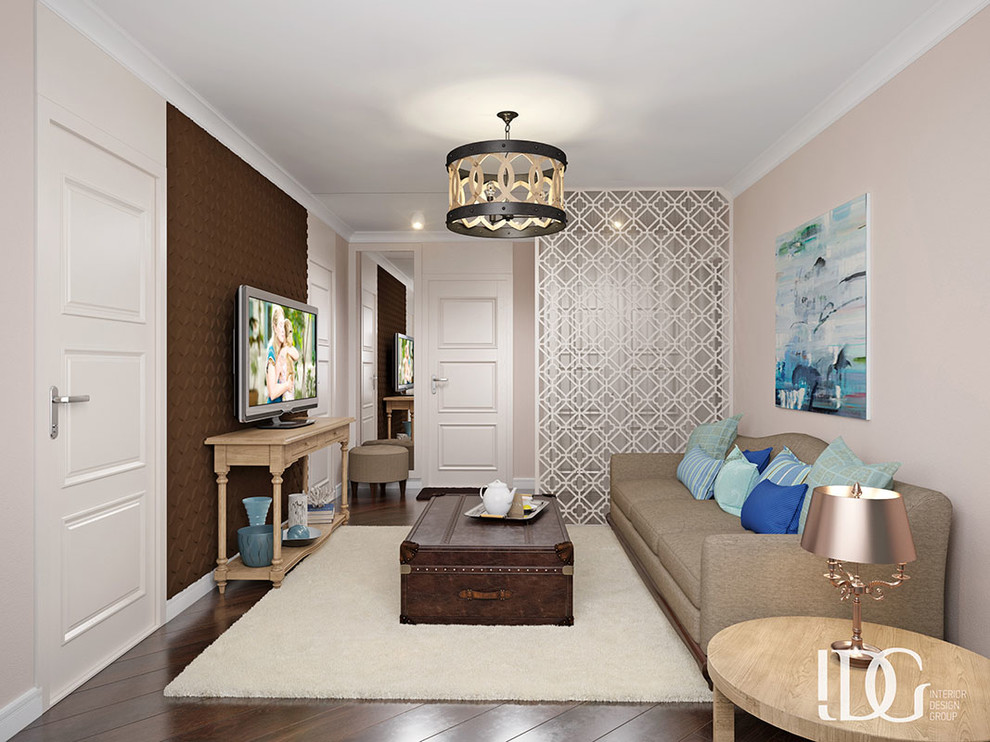 Легкий интерьер с небесными нотками