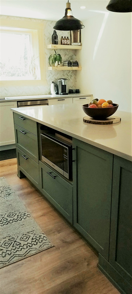 Rural Commercial Space Becomes Residential - Kitchen