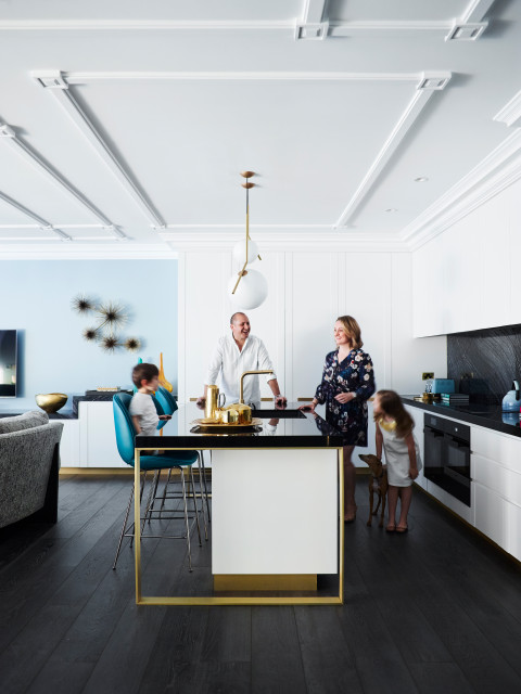 Greg Natale's Colourful Custom Living Area Makeover | Houzz AU