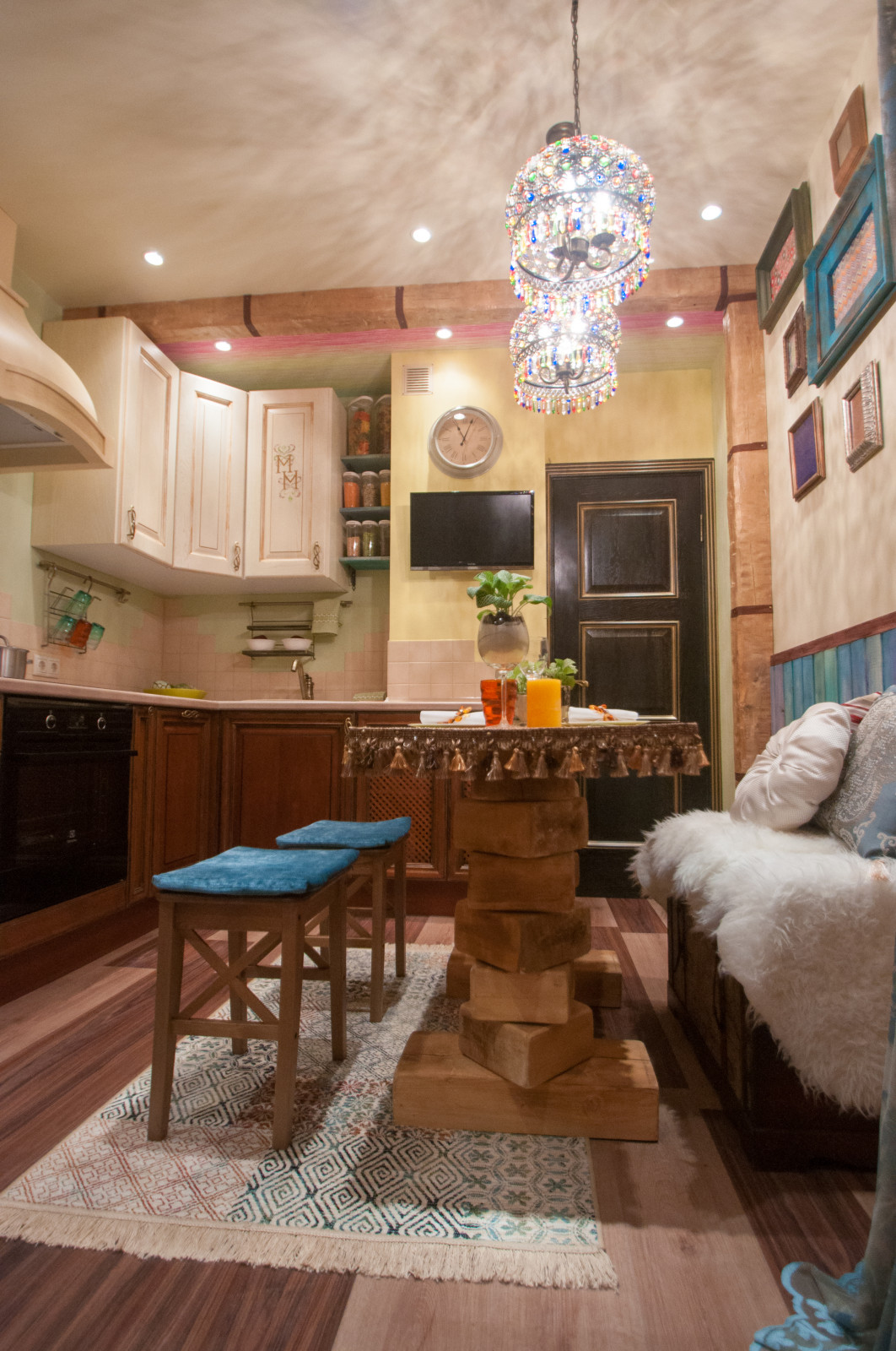 Кухня в стиле бохо-шик