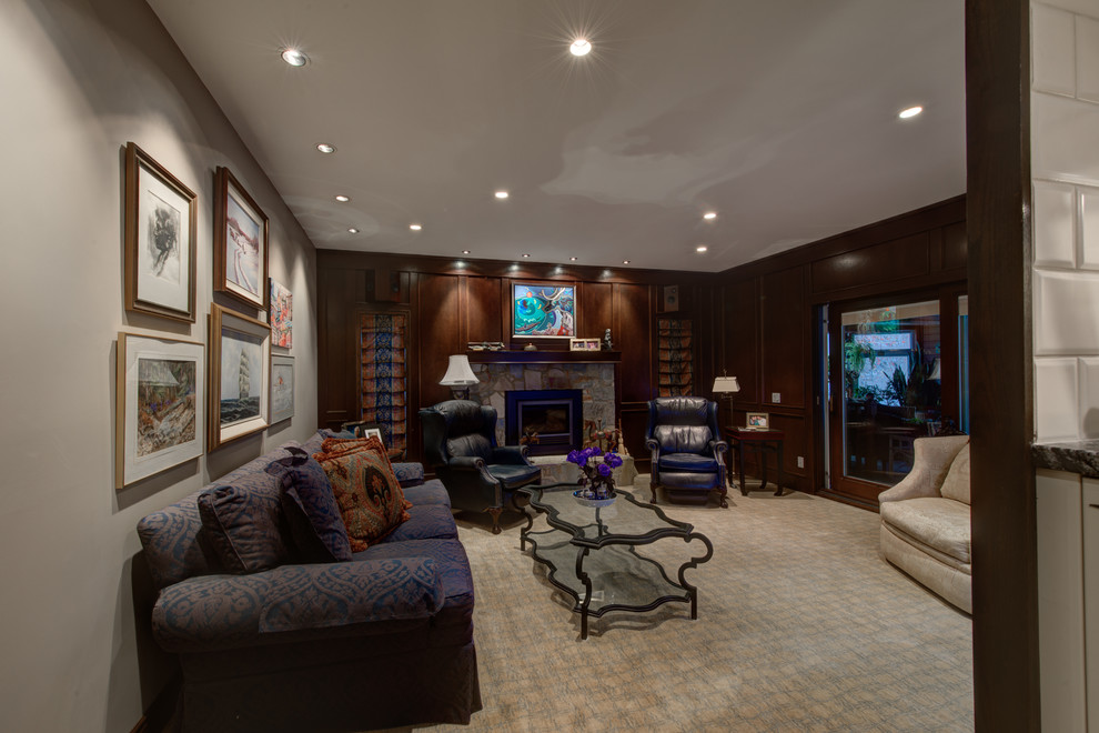 Home design - transitional home design idea in Calgary