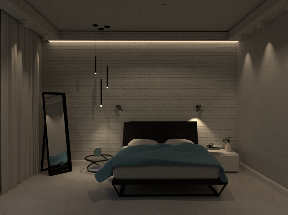 Белая спальня