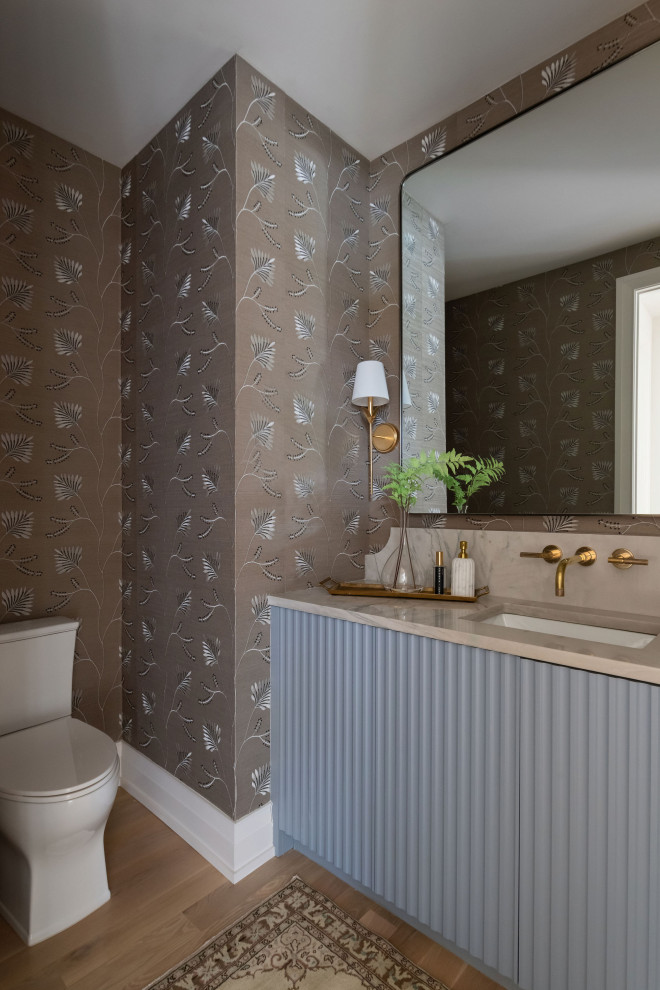 French Modern Estate - French Country - Powder Room - Nashville - by ...