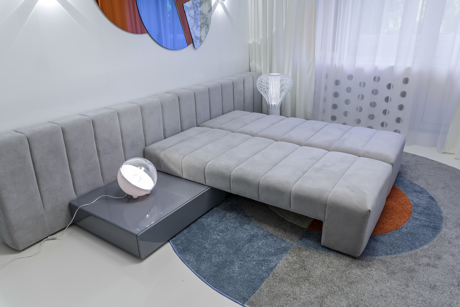 Космический люкс в гостиной для программы "Квартирный вопрос"