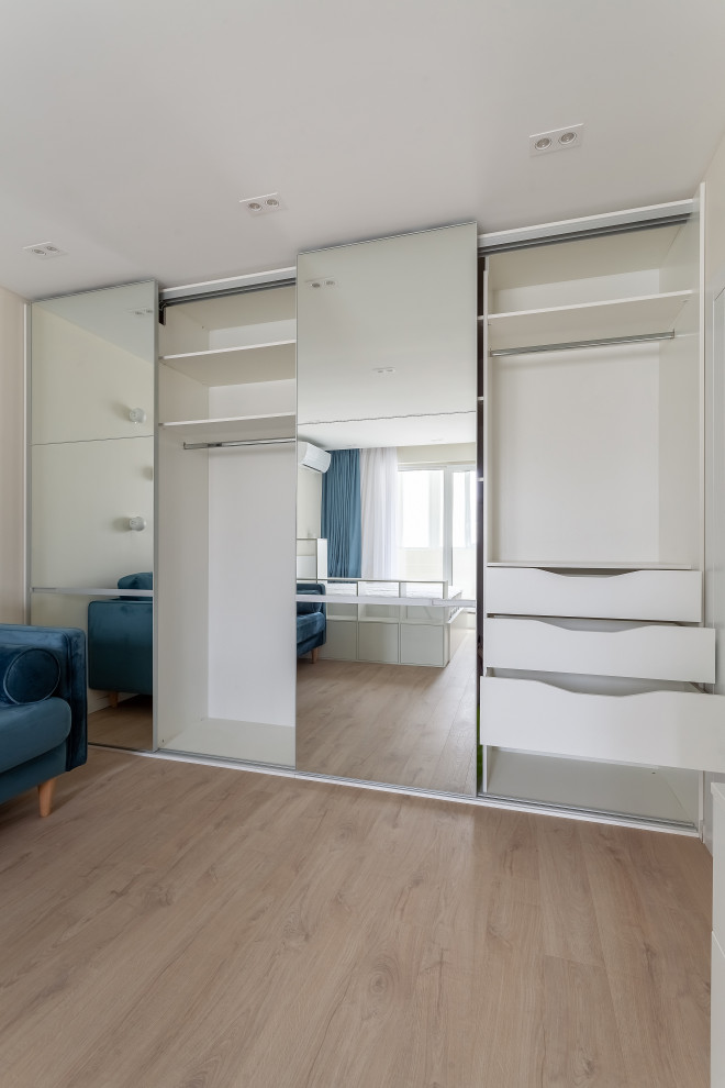 Большой шкаф-купе во всю стену изготовлен по системе Aristo