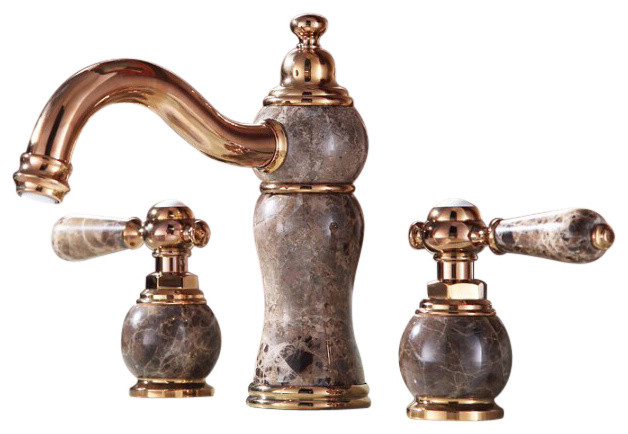 antique gold bathroom sink faucets