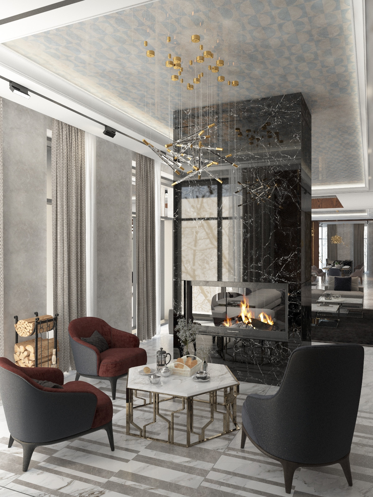 Интерьеры дома в пос.Ренессанс