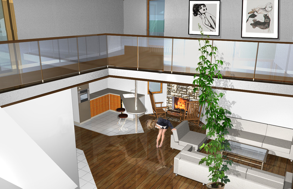 Эскизный проект жилого дома для летнего отдыха в посёлке Петушки под Тулой