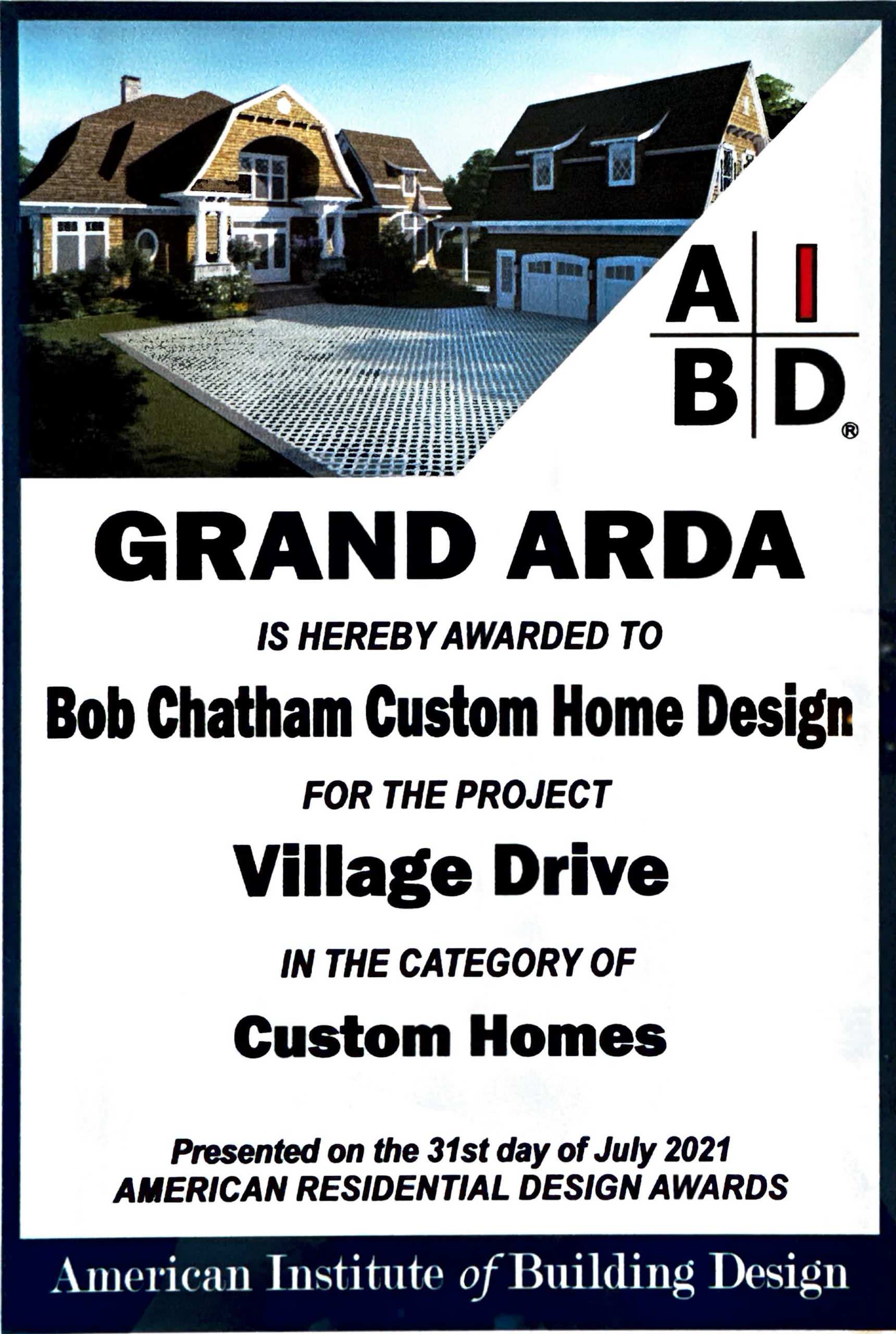 GRAND ARDA - VILLAGE DRIVE -2021