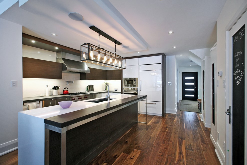 Sherwood Modern Home - Modern - Kitchen - Toronto - by Olympic Kitchens ...