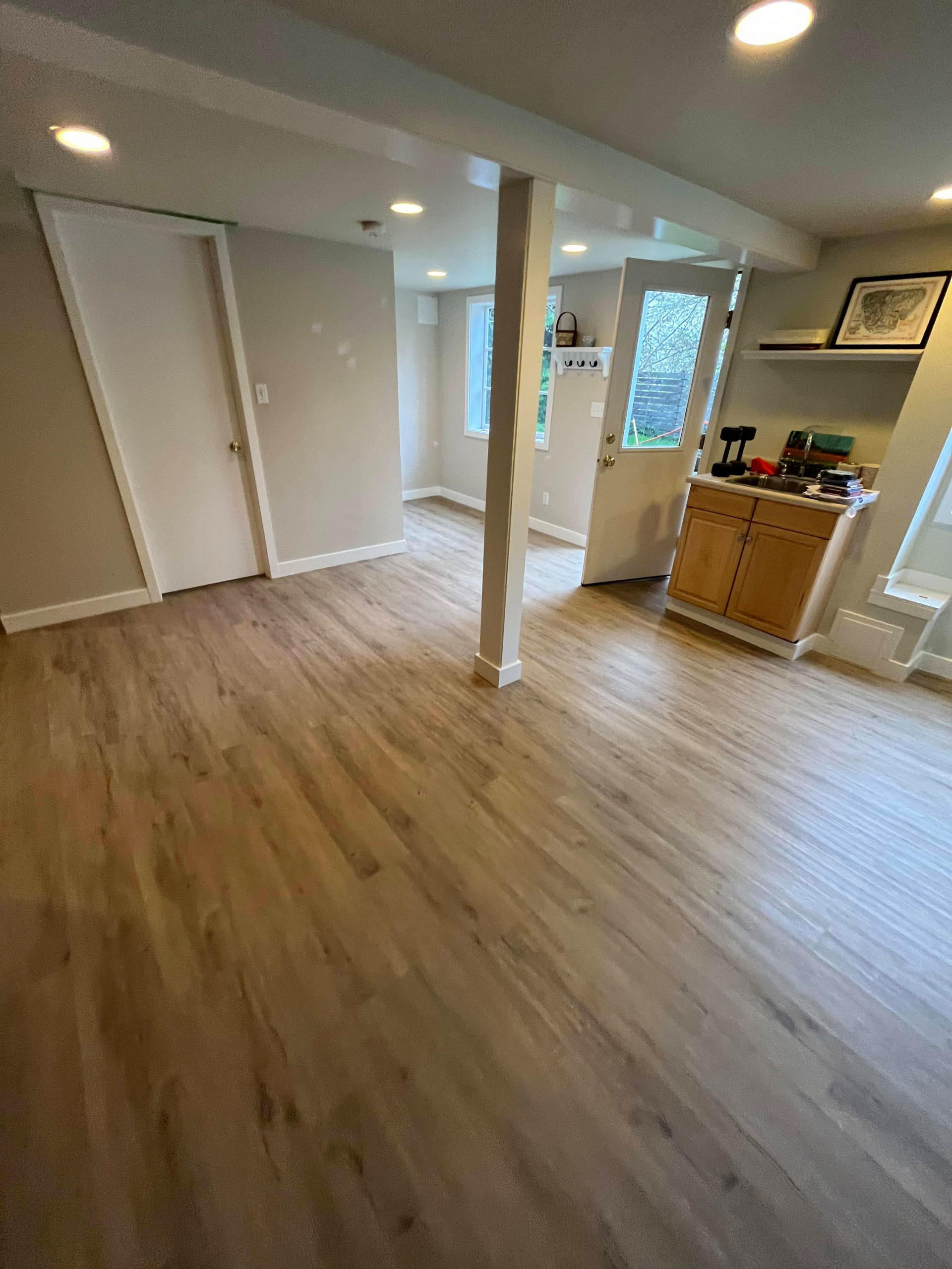 Basement Flooring & Baseboards