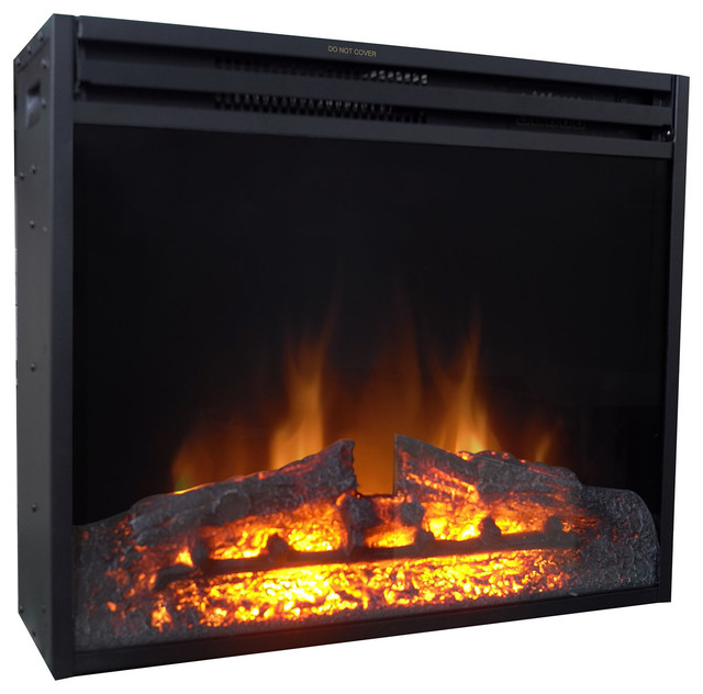 Freestanding 5116 Btu Electric Fireplace Insert Remote Control