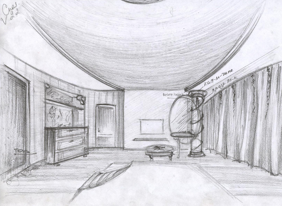 ручная графика, когда нет компютера под рукой