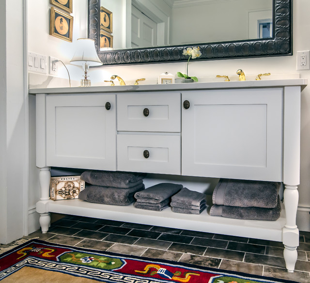 Double vanity Wellborn Traditional Bathroom Charlotte by Greenbrook Design Center