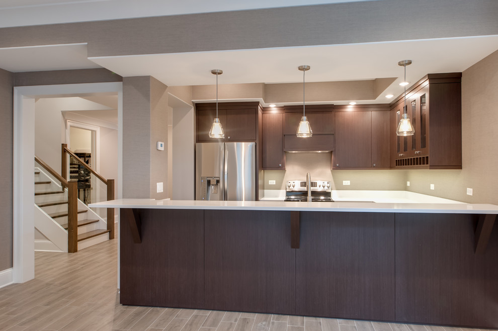Inspiration for a transitional kitchen remodel in Chicago