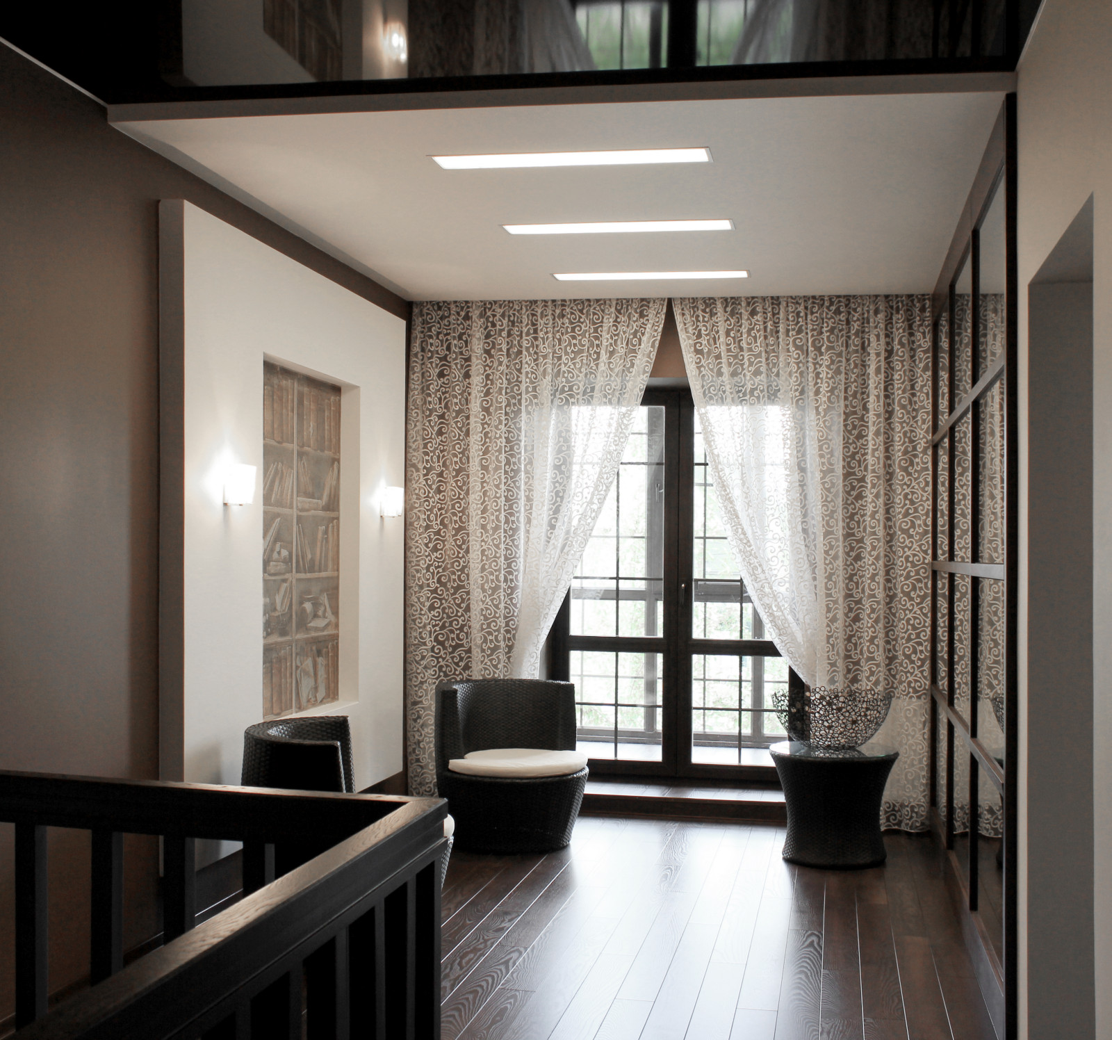 Холл перед спальнями