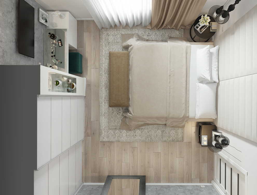 спальня для молодой пары