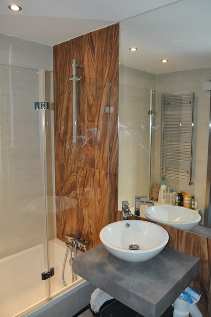 Ba&ntilde;os modern-badezimmer