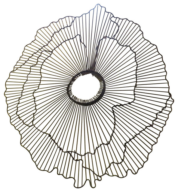 Metal Flowers Wall Art modern 40" wire flower wall art, contemporary metal sculpture Metal Flowers Wall Art modern 40" wire flower wall art, contemporary metal sculpture