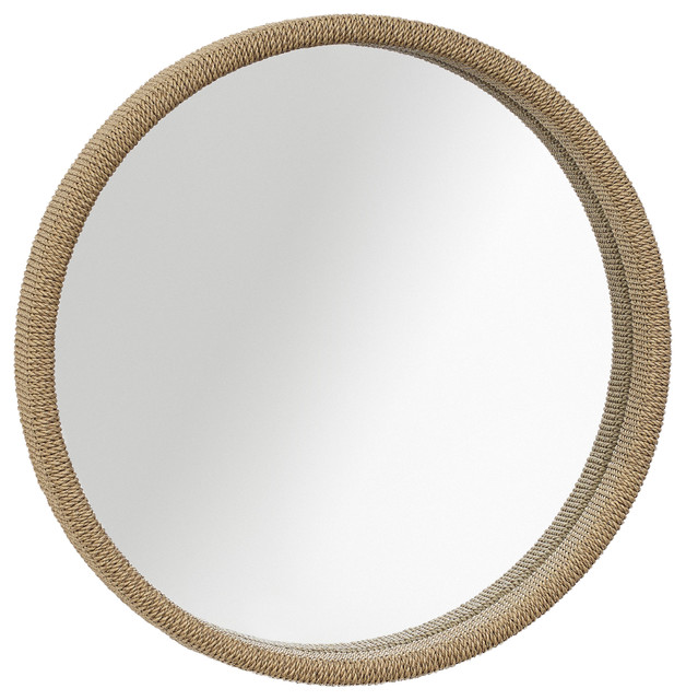 Capri 36 Rope Round Mirror Beach Style Wall Mirrors By Capri 36 Rope Round Mirror Beach