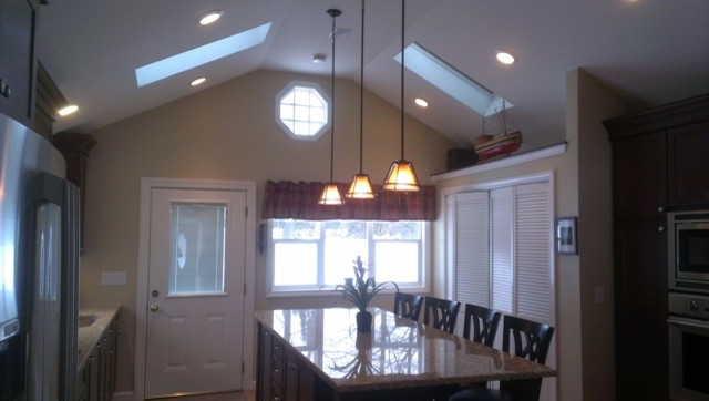 Cathedral Ceiling Kitchen american-traditional-kitchen