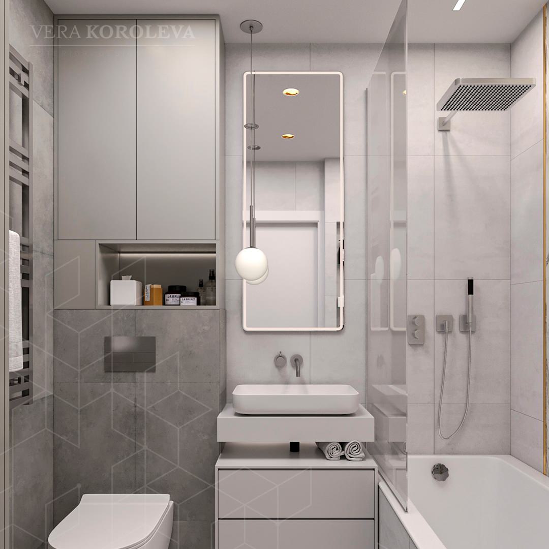 Дизайн-проект двухкомнатной  квартиры с золотыми акцентами в ЖК "Q-Мир"