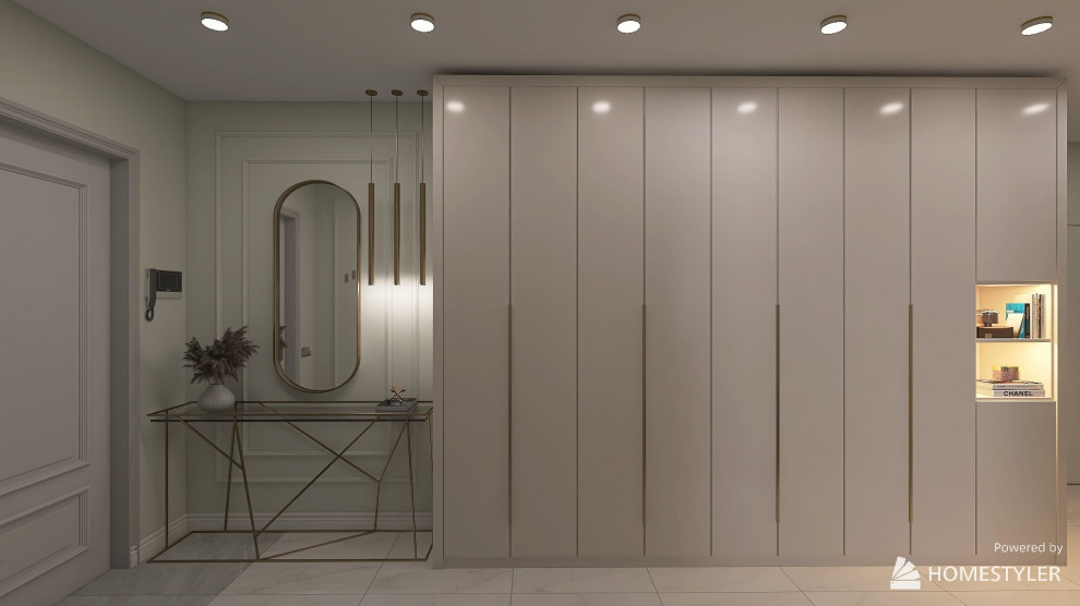 Дизайн-проект 3х комнатной квартиры для пары с двумя детьми