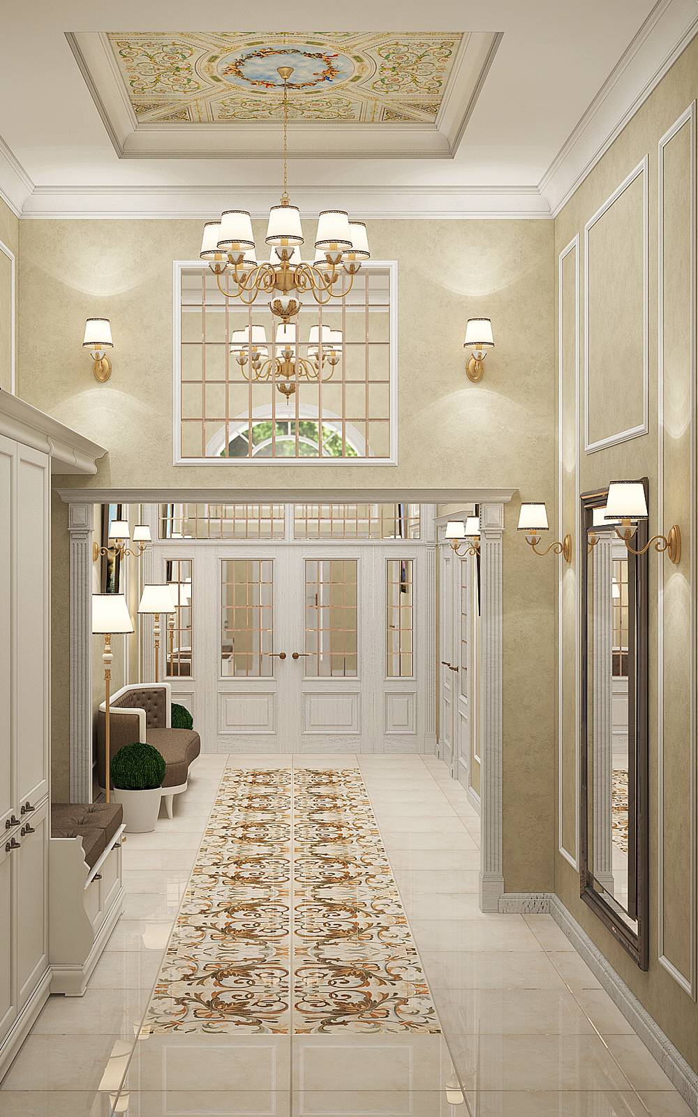 Дизайн интерьеров особняка.Классика