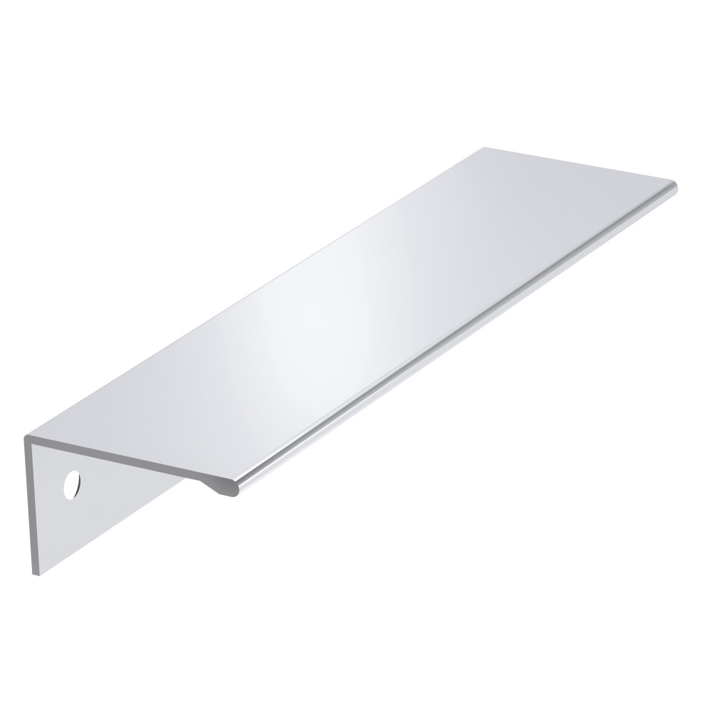 Amerock Edge Pull Collection Cabinet Edge Pull, Polished Chrome, 5-1/16" Center-