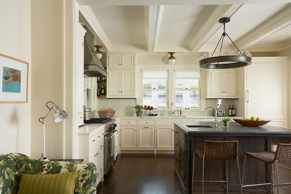 Elegant kitchen photo in Minneapolis