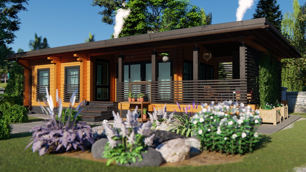 Баня из клееного бруса "Гринфилд"