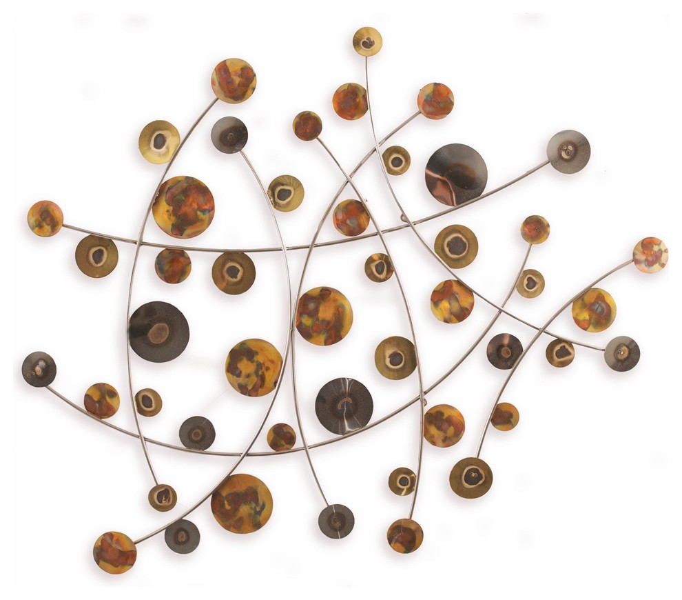 Connected Metal Wall Decor Contemporary Metal Wall Art by