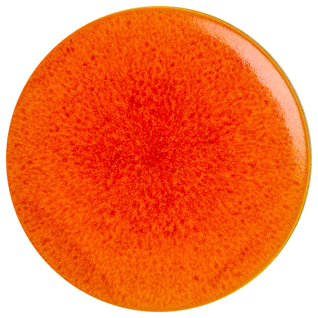 Tourron Orange Dinner Plate Mediterranean Dinner Plates by The