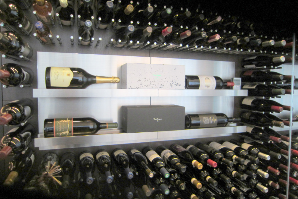 Custom Wine Storage Designed for Large Format Bottles Dallas Home Wine