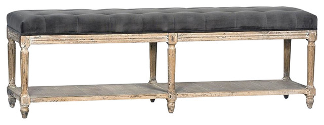 table ca quincy round Benches  Bench   Upholstered Evans  Dovetail Farmhouse