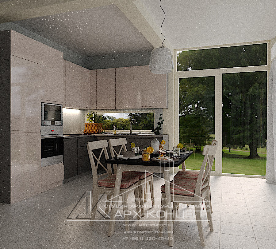 Дом- Фахверк, интерьеры в современном скандинавском стиле