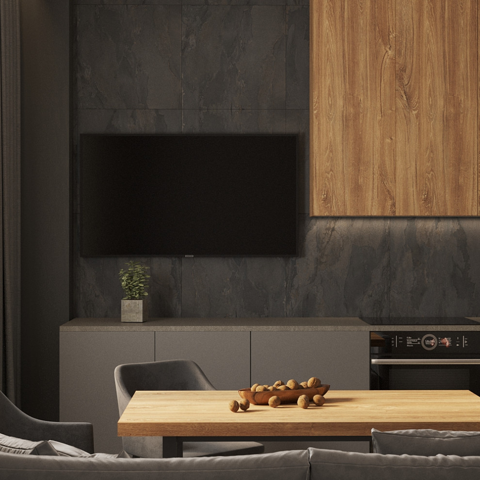 Проект однокомнатной квартиры 40м2