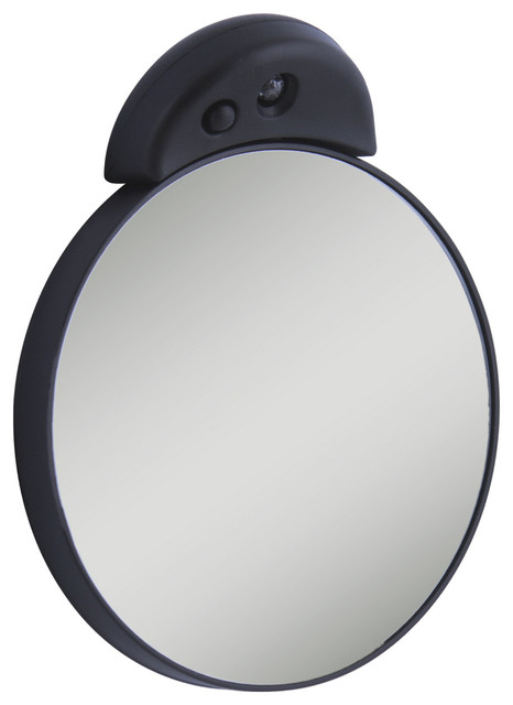 Zadro Lighted 15x Spot Mirror In Black Fc15l Contemporary Zadro Lighted 15x Spot Mirror In Black