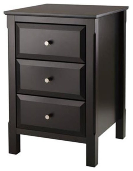 Winsome Wood Timmy Accent Table, Black