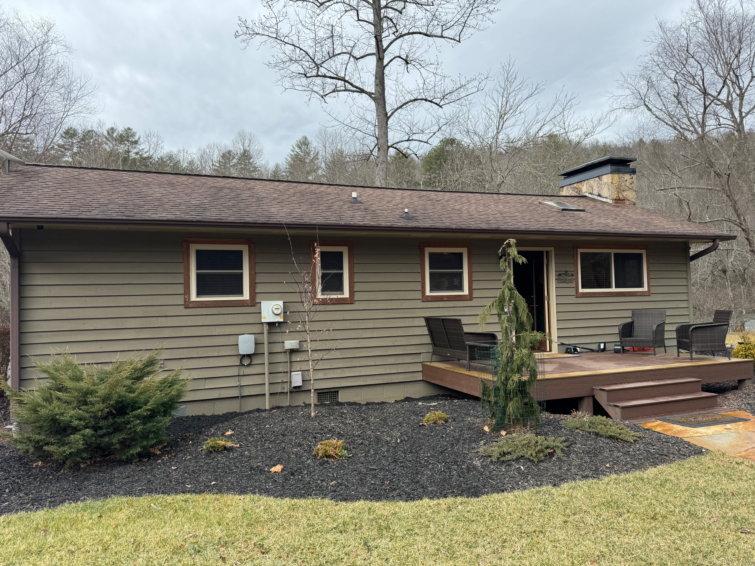 Modern Mountain Porch Addition & Exterior Facelift