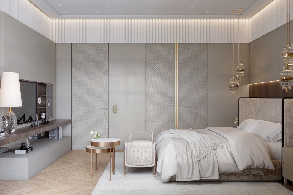 Спальня со своей гардеробной