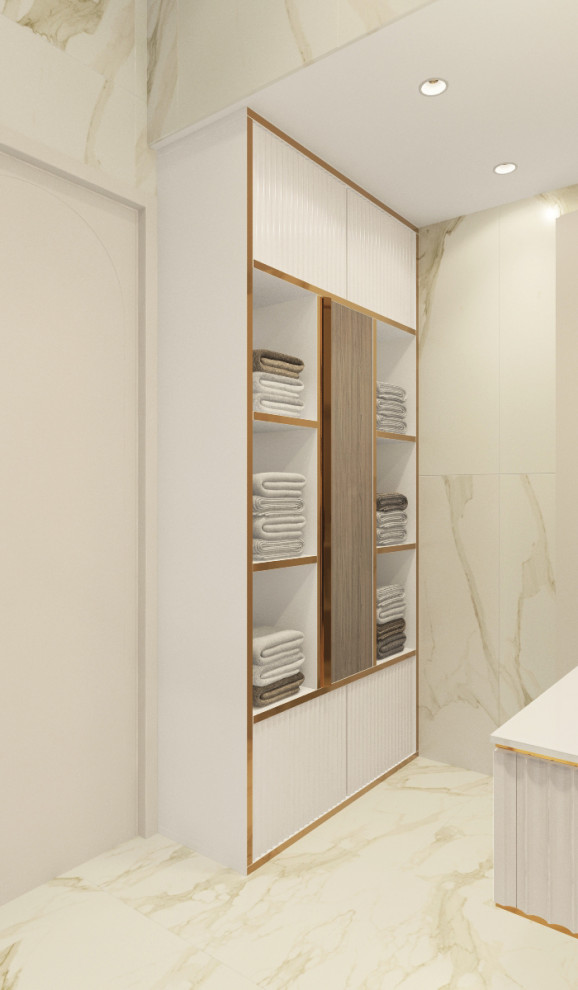 Двухэтажный дом в современной классике