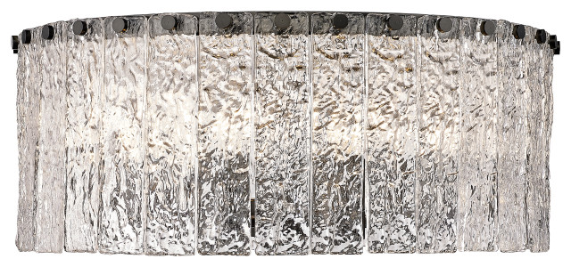Z-Lite 1943F20 Glacier 8 Light Flush Mount - Transitional - Flush-mount ...