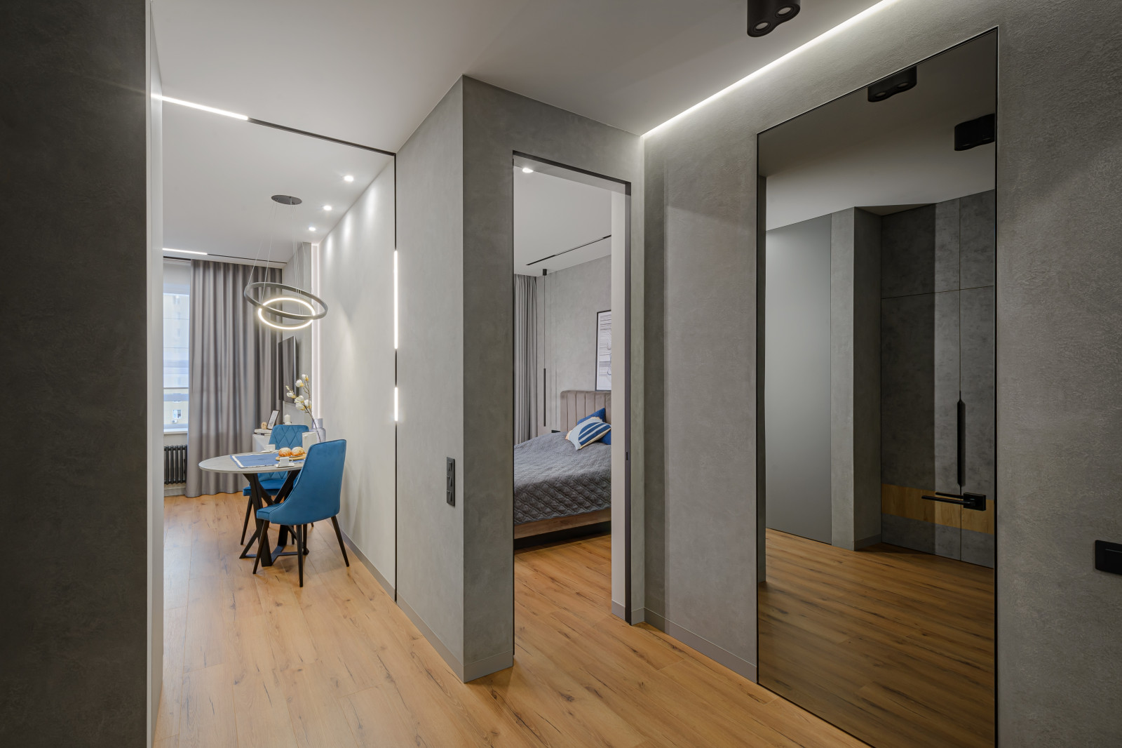 Синие акценты