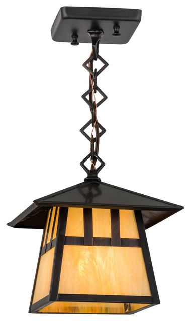 8 Square Stillwater Double Bar Mission Pendant Craftsman Outdoor Hanging Lights By Meyda Houzz
