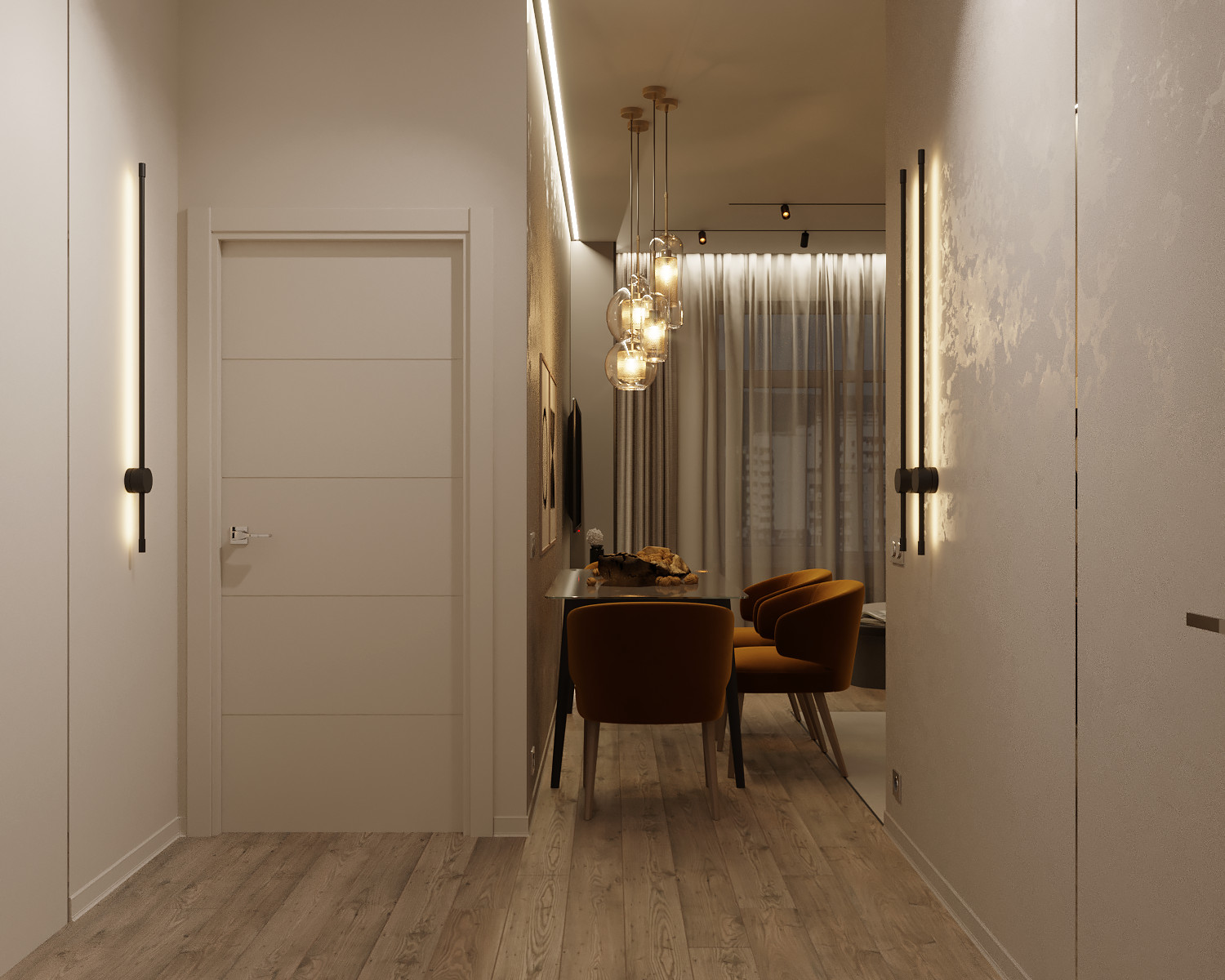 Проект квартиры в Москве 78 м2