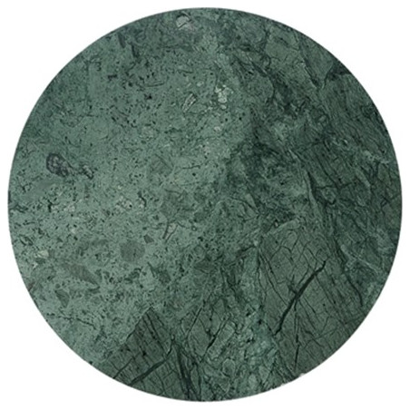 Linon Henny 10.5" Round Green Marble Drink Table in Gold Iron - Contemporary - Side Tables And ...